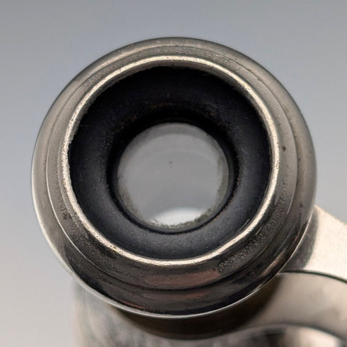 1900年頃 アンティーク シルバープレート製 ハンティング装飾 オペラグラス 双眼鏡